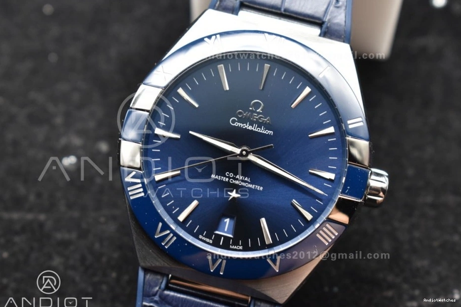 Blue SS Breathable Edition Best Ceramic Strap Super Blue Dial A8900 546 on 1:1 Constellation Gummy VSF Blue Clone 1209